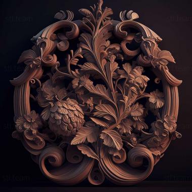 3D model rococo (STL)